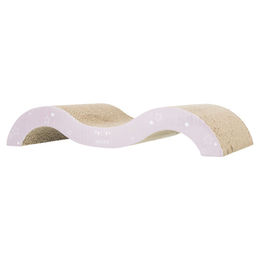 Trixie Junior Kratzbrett für Katzenkitten aus Pappe Lila Grün 38 cm – Bild 1 von 10