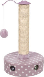 Trixie Junior Kratzstamm für Katzen mit Sisal und Fleece in Lila – Bild 1 von 4
