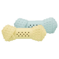 Produktbild von Trixie Junior Kühl-Knochen Kauspielzeug aus Gummi für Welpen zur Zahnpflege - 10 cm
