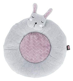 TRIXIE Junior Liegematte für Kaninchen aus Polyester in Grau und Pink - 396 g – Bild 1 von 5