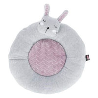 Produktbild von TRIXIE Junior Liegematte für Kaninchen aus Polyester in Grau und Pink - 396 g
