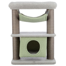 Trixie Junior Lunito Kratzbaum für Katzen mit Sisal in Grau und Grün – Bild 1 von 1