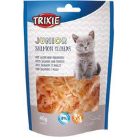 Produktbild von Trixie Junior Salmon Clouds Katzenleckerli mit Lachs glutenfrei und ohne Zucker 40 g - 40 g