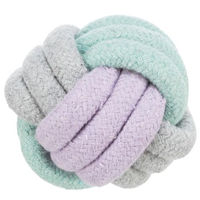 Produktbild von Trixie Junior Seilball für Hunde bunt Ø 9 cm - 1 Stk.