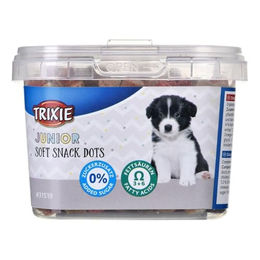 Trixie Junior Soft Snack Dots Hundeleckerli Huhn und Lachs ohne Zucker 140 g - 140 g – Bild 1 von 6