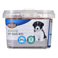 Produktbild von Trixie Junior Soft Snack Dots Hundeleckerli Huhn und Lachs ohne Zucker 140 g - 140 g