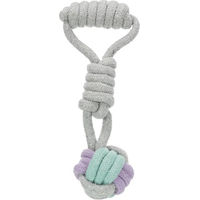 Produktbild von Trixie Junior Tauspielzeug mit Ball aus Baumwolle 23 cm - 1 Stk.