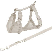 Produktbild von Trixie Junior Welpen-Softgeschirr mit Leine Grau S-M - 1 Stk.