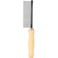 Produktbild von Trixie Kamm aus Holz mit feinen Zinken für Hund und Katze 17 cm