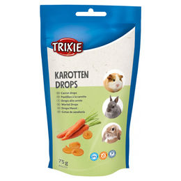 Produktbild von Trixie Karotten Drops Futterpaket für Kaninchen 75 g 12 Stück - 12 x 75 g