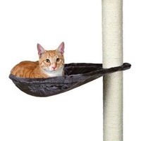 Produktbild von Trixie Katzen Hängematte aus Plüsch für Kratzbäume Grau Ø 40 cm