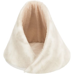 Produktbild von Trixie Katzen Kuschelhöhle Nelli aus Plüsch in Weiß und Taupe