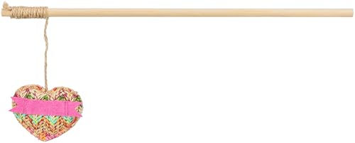 Trixie Katzen-Spielangel aus Plüsch mit Katzenminze in Bunt und Beige – Bild 1 von 4