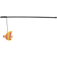 Produktbild von Trixie Katzen-Spielangel mit Fisch aus Kunststoff 46 cm - 46 cm