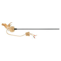Produktbild von Trixie Katzen Spielangel mit Schmetterling und Ball sowie Catnip in Bunt 54 cm