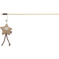 Produktbild von Trixie Katzen-Spielangel Stern aus Plüsch in Beige