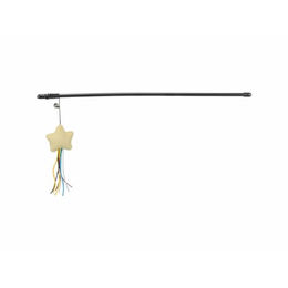 Trixie Katzen-Spielangel Stern mit Katzenminze aus Plüsch 46 cm bunt – Bild 1 von 2
