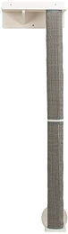 Trixie Katzen Wand-Set 1 Kletterlandschaft mit Kratzsäule und Wandhaltern in Weiß/Grau – Bild 1 von 5