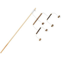 Produktbild von Trixie Katzenangel aus Holz mit Matatabi-Sticks 50cm Natur Braun