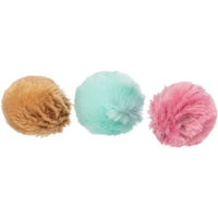 Produktbild von Trixie Katzenbälle aus Plüsch bunt mit Glocke und Feder