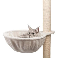 Produktbild von Trixie Katzenbaum Hängematte XL in Grau aus Metall und Plüsch mit Ø45cm