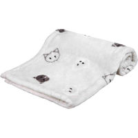Produktbild von Trixie Katzendecke Mimi aus weichem Plüsch in Grau und Weiß - 1 Stk.