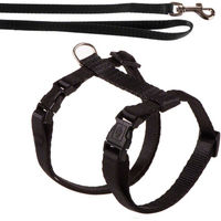Produktbild von Trixie Katzengeschirr mit Leine Schwarz 27-45 cm