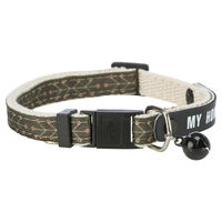Produktbild von Trixie Katzenhalsband mit Adresslasche und Motiv in Grün