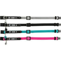 Produktbild von Trixie Katzenhalsband reflektierend aus Nylon mit Adresslasche