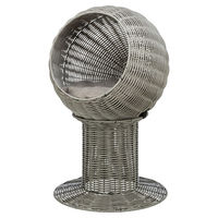 Produktbild von Trixie Katzenhöhle Amalia Outdoor aus Polyrattan Grau Rund