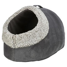 Trixie Katzenhöhle Calida mit wärmereflektierender Einlage grau weiß schwarz 50 x 30 x 35 cm – Bild 1 von 7