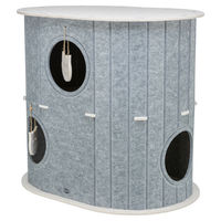 Produktbild von Trixie Katzenhöhle Mara aus Filz in Sand und Grau 66 x 62 x 46 cm