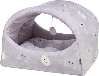 Produktbild von TRIXIE Katzenhöhle Mimi aus Plüsch in Flieder 42 x 35 x 35 cm