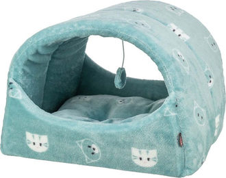 Produktbild von TRIXIE Katzenhöhle Mimi aus Plüsch in Salbei 42 x 35 x 35 cm