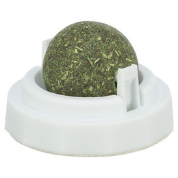 Produktbild von Trixie Katzenminze Ball mit Halterung aus Kunststoff in Grün - 1 Stk.