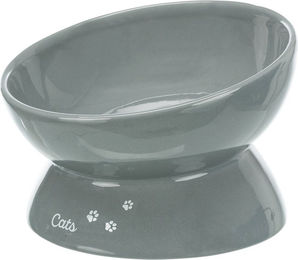 Trixie Katzennapf XXL aus Keramik grau 350 ml - 0,35 l – Bild 1 von 4