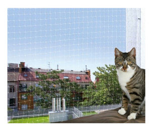 Trixie Katzennetz transparent aus Kunststoff 4 x 3 m - 12 m – Bild 1 von 7