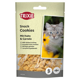 Produktbild von Trixie Katzensnack Cookies Huhn Garnele Lachs 50 g - 6 x 50 g