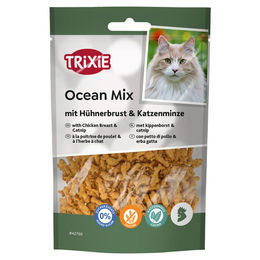Produktbild von Trixie Katzensnack Ocean Mix mit Hühnerbrust und Katzenminze 50 g