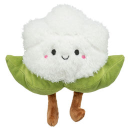 Produktbild von Trixie Katzenspielzeug Blumenkohl XXL aus Plüsch mit Katzenminze in Weiß