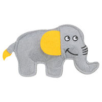 Produktbild von Trixie Katzenspielzeug Elefant aus Filz mit Catnip in Grau