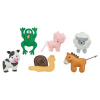 Produktbild von Trixie Katzenspielzeug Farmtiere aus Filz mit Catnip