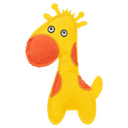 Produktbild von Trixie Katzenspielzeug Giraffe aus Filz mit Catnip in Gelb