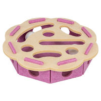 Produktbild von Trixie Katzenspielzeug HolenRoll Flower Beere aus Filz in Rot und Rosa