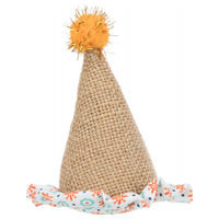 Produktbild von Trixie Katzenspielzeug Hütchen mit Catnip aus Polyester in Beige