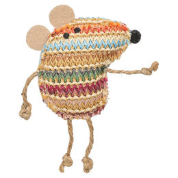 Produktbild von Trixie Katzenspielzeug Maus aus buntem Polyester