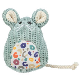 Trixie Katzenspielzeug Maus aus Stoff mit Catnip in Grün 11 cm - 11 cm – Bild 1 von 8