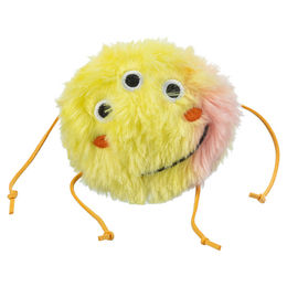 Trixie Katzenspielzeug Monster aus Plüsch mit Catnip 10cm Orange/Gelb - 1 Stk. – Bild 1 von 5