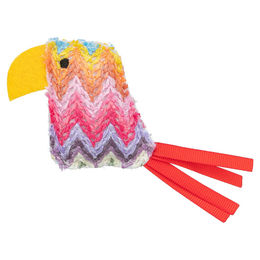 Trixie Katzenspielzeug Papagei aus Polyester mit Catnip und buntem Design – Bild 1 von 4
