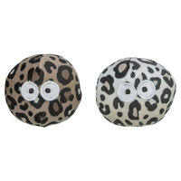 Produktbild von Trixie Katzenspielzeug Plüschball mit Augen im Leopard-Design 2er-Pack